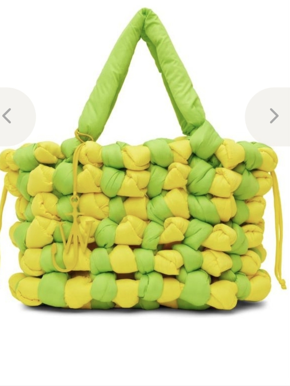 JW Anderson Knotted Nylon Tote